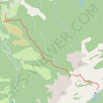Trace GPS Du Refuge de la Caranca a Prats-Balaguer, itinéraire, parcours