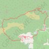 Trace GPS AIGUES VIVES (34480), col de la Balque, Cabrerolles- 14,4km- 700m (10 10 21 Sabine), itinéraire, parcours