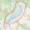 Trace GPS Tour du Mont blanc, itinéraire, parcours