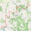 Trace GPS T04.0-La Guerlie à Chassenon, itinéraire, parcours