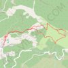 Trace GPS Cime de Baudon, itinéraire, parcours