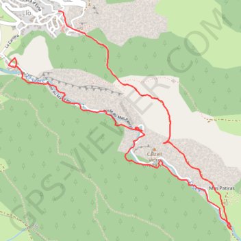 Trace GPS Autour de Llo, Cerdagne, itinéraire, parcours