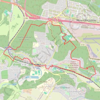 Trace GPS Tour du Bois des Metz, itinéraire, parcours