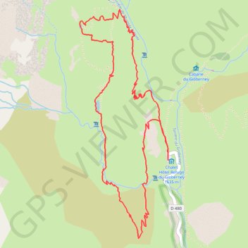 Trace GPS Randonnée lac du lauzon valgaudemar, itinéraire, parcours