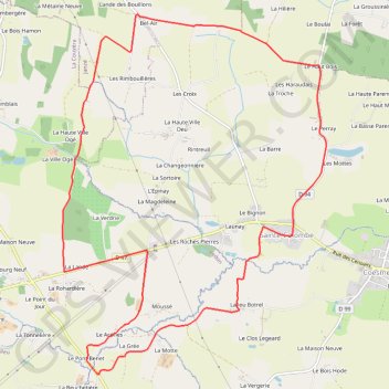 Trace GPS La Ronde des Espiègles - Sainte-Colombe, itinéraire, parcours