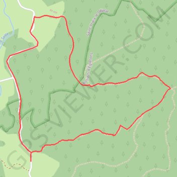 Trace GPS Verrières, au pied du Puy Chaumont - Rosiers d'Égletons - Pays d'Égletons, itinéraire, parcours