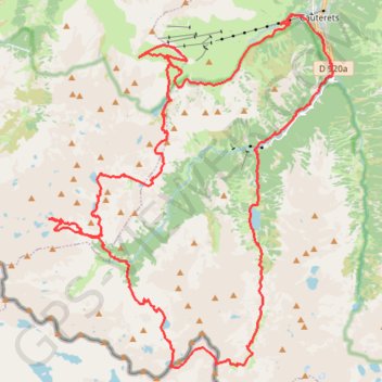 Trace GPS 3 jours dans le Parc des Pyrénées Centrales depuis Cauterets, itinéraire, parcours