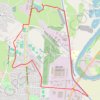 Trace GPS Balade autour de l'Arsenal de Roanne - Mably - Le Merlin, itinéraire, parcours