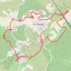 Trace GPS Aurons - Le Vieux Vernègue, itinéraire, parcours