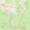 Trace GPS Nasbinals - Rieutort - Lac de Saint-Andéol - Cascade du Déroc, itinéraire, parcours