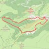 Trace GPS Randonnée dans les monts du Cantal, itinéraire, parcours
