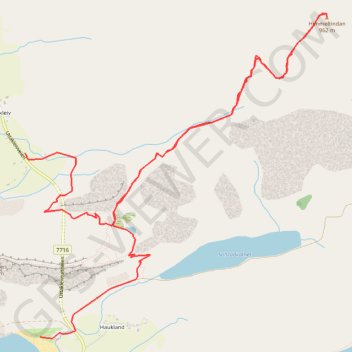 Trace GPS Himmeltindan 002, itinéraire, parcours