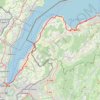 Trace GPS 2: ViaRhôna de Thonon à Genève, itinéraire, parcours