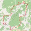 Trace GPS La Trappe d'Aiguebelle, itinéraire, parcours