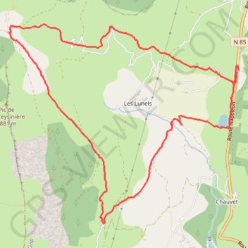 Trace GPS De Bayard à Gleize Petit Circuit, itinéraire, parcours