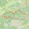 Trace GPS Haute vallée de la Mare, le Castélas, itinéraire, parcours