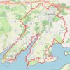 Trace GPS De Loperhet à la Pointe de Rostiviec par Porz Gwenn, itinéraire, parcours