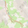 Trace GPS Lac des Mottets, itinéraire, parcours