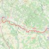 Trace GPS Cognac / Saintes, itinéraire, parcours