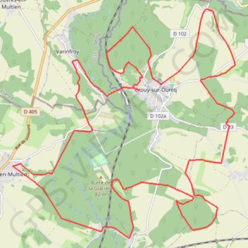 Trace GPS Trail du Pays de l'Ourcq - Trail du Pays de l’Ourcq, itinéraire, parcours