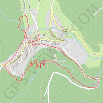 Trace GPS Circuit des Monastères - Aubazine - Pays de la vallée de la Dordogne Corrézienne, itinéraire, parcours