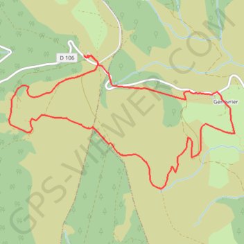Trace GPS Colporter des Jasseries, itinéraire, parcours