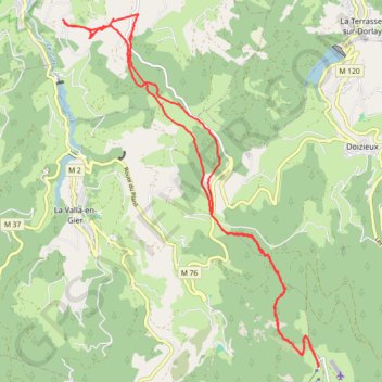 Trace GPS Lardière-La Jasserie, itinéraire, parcours