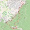 Trace GPS Robion-Rocher de la Baude, itinéraire, parcours
