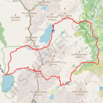 Trace GPS Col de La Lie, itinéraire, parcours