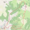 Trace GPS Rocher de CAYLUS, itinéraire, parcours