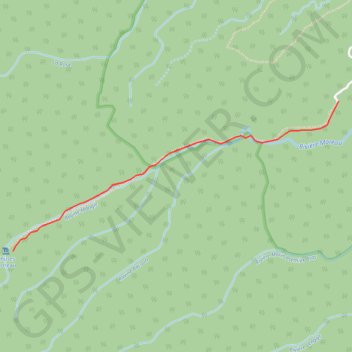 Trace GPS 🚶 Trace des chutes Moreau, itinéraire, parcours