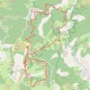Trace GPS Boucle Lucéram-Moulinet-Lucéram, itinéraire, parcours
