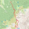 Trace GPS Lac Blanc (Freydane), itinéraire, parcours