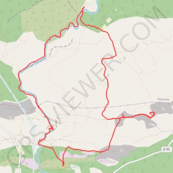Trace GPS Rivière Caramy - Tourves, itinéraire, parcours