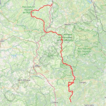 Trace GPS Saint Guilhem 1_unified, itinéraire, parcours
