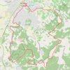 Trace GPS Perno Li Font - le canal de Carpentras - les Gipières, itinéraire, parcours