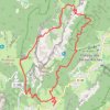 Trace GPS Tour de la Dent de Crolles par le Pas de Rocheplane et Trou du Glaz, itinéraire, parcours