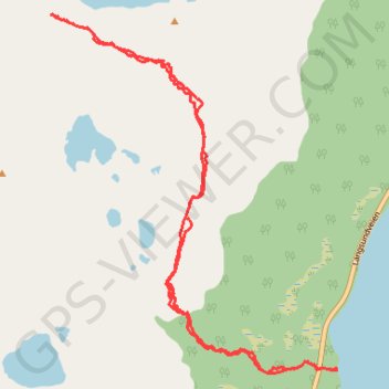 Trace GPS Norvège - Alpes de Lyngen - Soltidan, itinéraire, parcours