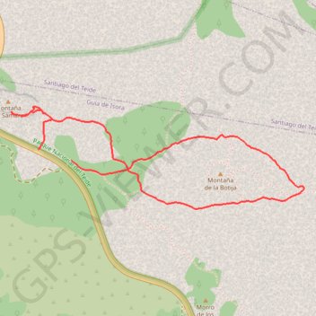 Trace GPS tenerif-06, itinéraire, parcours