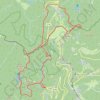 Trace GPS Le Ballon d'Alsace, grand huit, itinéraire, parcours
