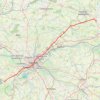 Trace GPS Grez-Neuville à Bourgneuf en Forêt, itinéraire, parcours