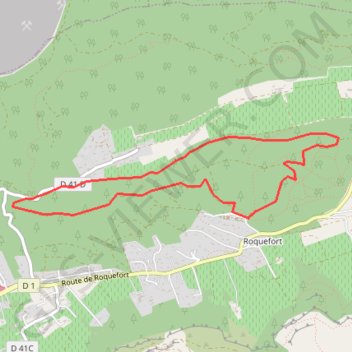 Trace GPS Vallon de Sauvarel, itinéraire, parcours