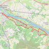 Trace GPS Saumur-Montsoreau 30km, itinéraire, parcours