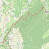Trace GPS De Les planches à Poligny, itinéraire, parcours