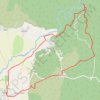 Trace GPS Lussan - Les Concluses, itinéraire, parcours