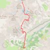 Trace GPS Lac de crupillouse, itinéraire, parcours