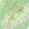 Trace GPS Col d'Arcluzaz depuis pont de la Cariat, itinéraire, parcours