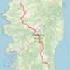 Trace GPS GR20 Corse - nouveau tracé et variantes, itinéraire, parcours