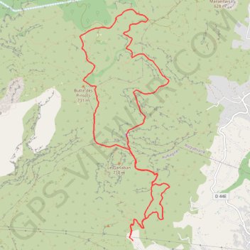 Trace GPS Plan de l'Aigle, itinéraire, parcours