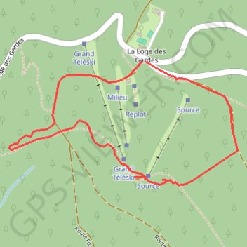 Trace GPS Le Sentier des Pierres, itinéraire, parcours